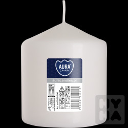 Bispol válcová svíčka 320g sw80/90-090 bílý