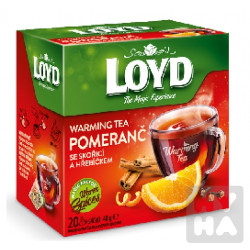 Loyd 40g Warming tea pomeranč se skořicí a hřebíčkem