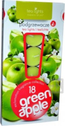 Tea lights 18ks green apple