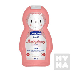 On Line 350ml 3in1 Landrynkowy candy