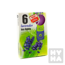 Admit tea light 6ks Lavender
