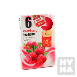 Admit tea light 6ks Raspberry