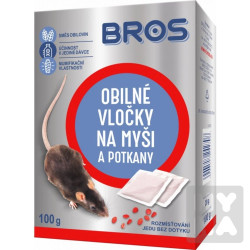 Bros Obilné vločky na myši a potkany 5x20g