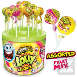 Johnybee lolly assorted fruit mix 8g/100ks