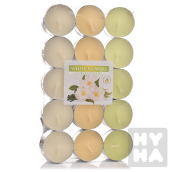 Bispol čajové svíčky 30ks White flower