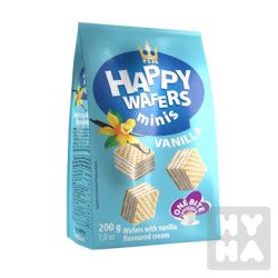 Happy wafers minis 200g vanilla