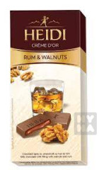 Heidi creamy milk 90g Rum a walnuts