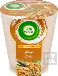 Airwick svička 220g vanilla cookie