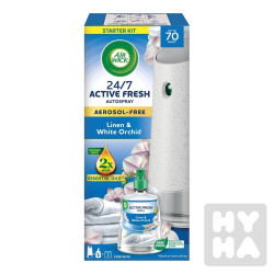 Airwick 228ml Freshmatic complet Linen a white orchid