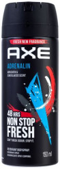 Axe deodorant 150ml adrenalin