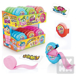 JB mini roll 18g žvýkačky s tetovačkou/30ks