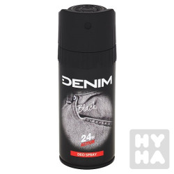 DENIM deodorant 150ml Black