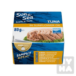 Sun&Sea Tuna 80g slunec olej