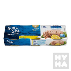 Sun a sea Tunak slunec.olej + citron 3x80g