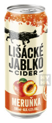 Lišácké jablko cider 500ml Meruňka