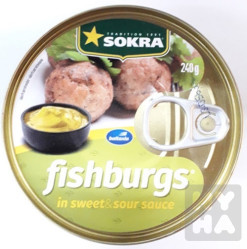 Sokra Fishburgs 240g Pecenace sladkokysela