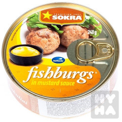 Sokra Fishburgs 240g Pecene horcice