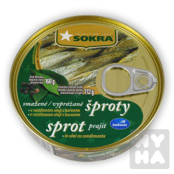 Sokra šproty 160g Rost.ol.korenim