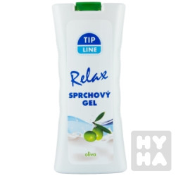 Tipline sprchový gel 500ml oliva