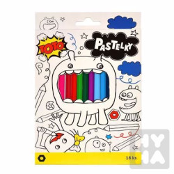 Toto pastelky šestihranky 18ks