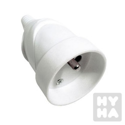 Solight zásuvka přímá IP20 bílá