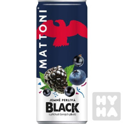 Mattoni 0,5L Black jemně perlivá