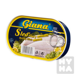 Giana Sleď filety 170g v Rostlinném oleji
