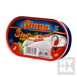 Giana Sleď filety 170g v rajčatové omáčce