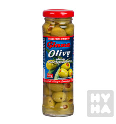 Giana olivy sklo 140g plněné mandlí