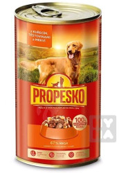 Propesko pes 1240g s kurecim jatry. a mrkvi