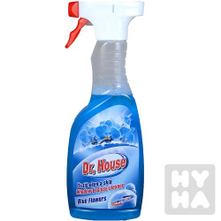 Dr.House cistic oken a skla 500ml blue flower