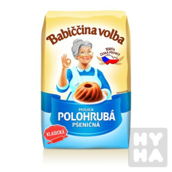 Babička mouka 1kg polohrubá