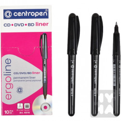Centropen značkovač nestíratelný 4616 černý 0,6mm