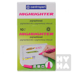 Centropen zvýrazňovač 8552 Růžový 1-4,6mm