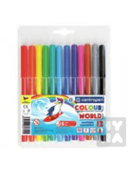 Centropen popisovač 7550/12 Ergo pastel 2mm