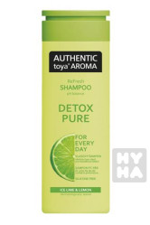 Authentic shampoo 400ml Detox Pure ice lime a lemon