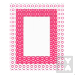 Fotoramecek 3D 10x15 samolepici Ruzovy