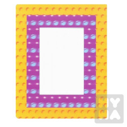 Fotoramecek 3D 10x15 samolepici Zlutofialovy