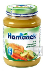 Hamánek 190g Kuře se zeleninou a brambory