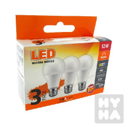 Trixline Led 3pack 12W A60 E27 2700K