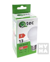 Qtec 13W LED A60 E27 1196lm 4200K N