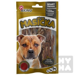 Akinu MASÍČKA hovězí stripsy pro psy 75g 216689