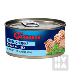 Giana Tunak kousky ve vlastni štavě 170g