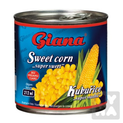 Giana kukuřice vakuovaná 212g