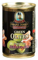 F.J.Kaiser Olive zelené plech 314ml plněné šunky