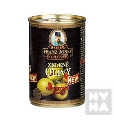 F.J.Kaiser Olive zelené plech 314ml nepálivou paprikovou