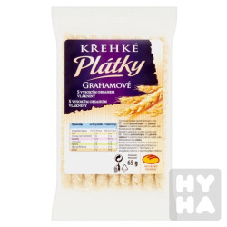 Křehké plátky 65g Grahamové
