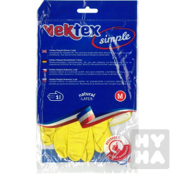 Vektex simple rukavice M/gang cao su