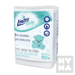 Linteo baby 9x11cm 60ks vatové polštářky