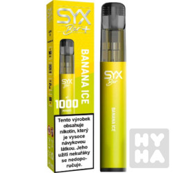 SYX bar 1000 potahů Banana ice
